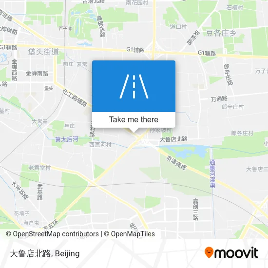 大鲁店北路 map