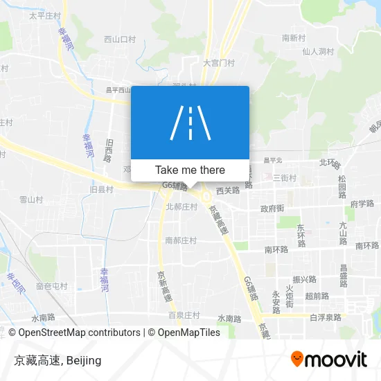京藏高速 map