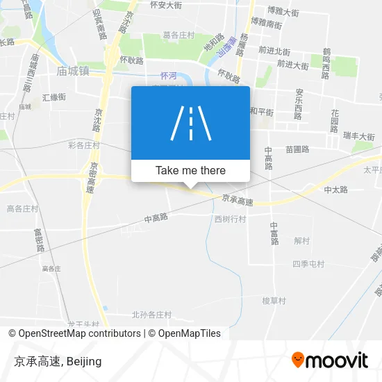 京承高速 map