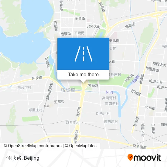 怀耿路 map