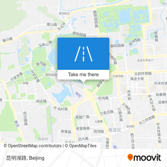 昆明湖路 map