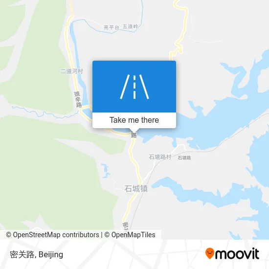 密关路 map