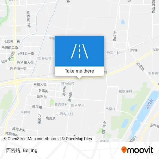 怀密路 map