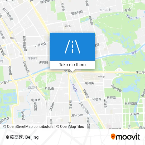 京藏高速 map