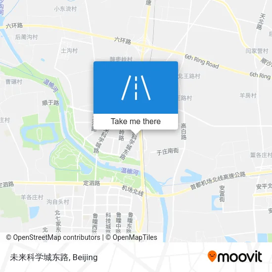 未来科学城东路 map