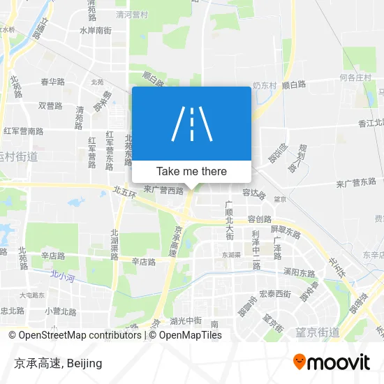 京承高速 map