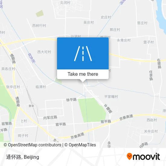 通怀路 map
