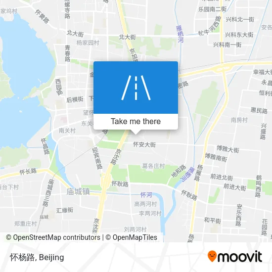 怀杨路 map