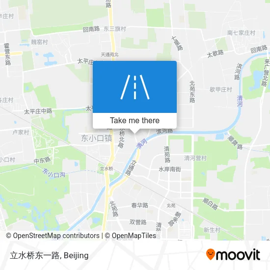 立水桥东一路 map
