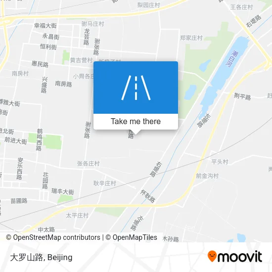 大罗山路 map