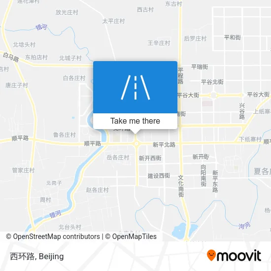 西环路 map