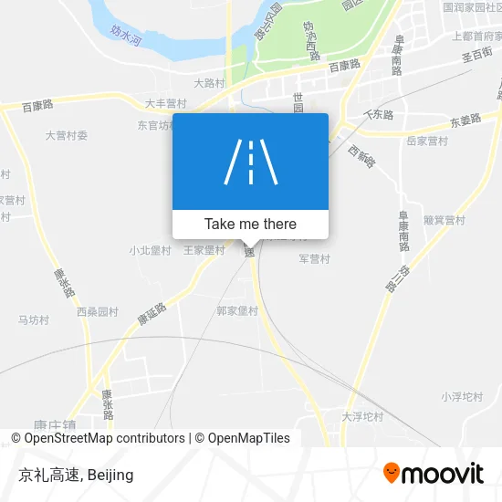 京礼高速 map