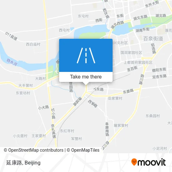 延康路 map