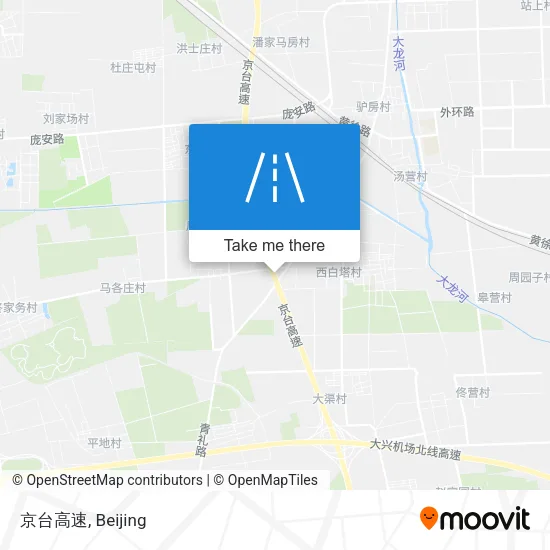 京台高速 map