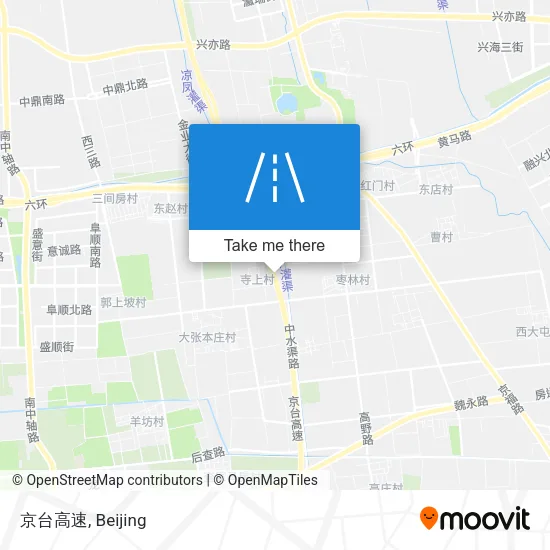 京台高速 map