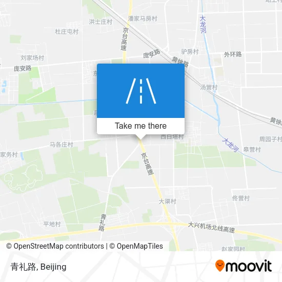 青礼路 map