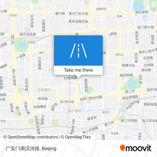 广安门南滨河路 map