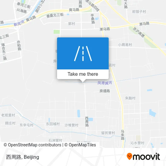 西周路 map