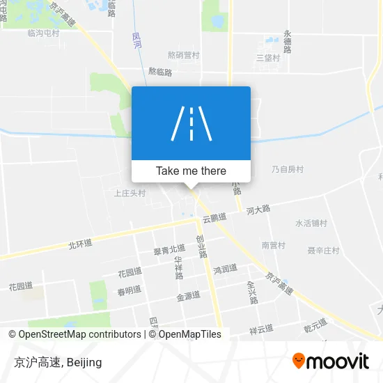 京沪高速 map