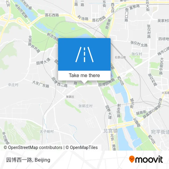 园博西一路 map
