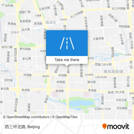 西三环北路 map