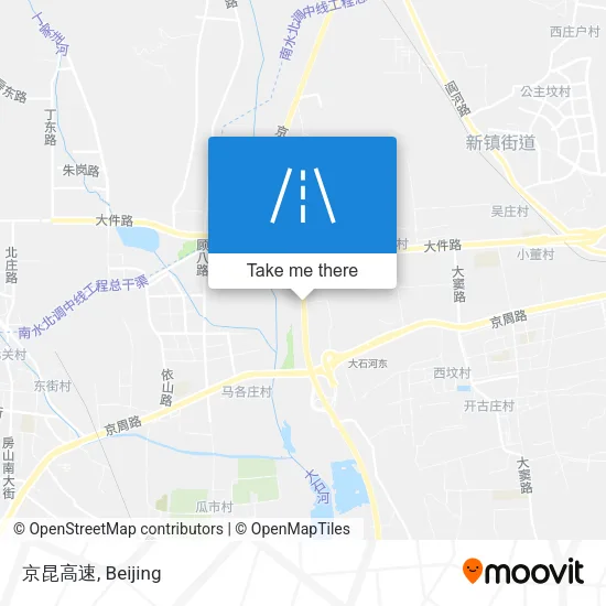 京昆高速 map