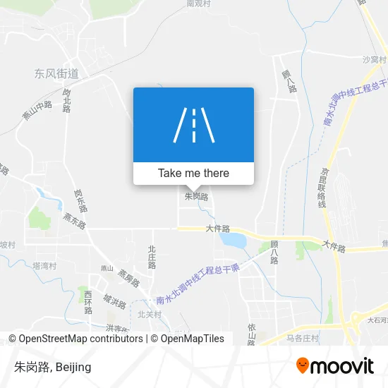 朱岗路 map