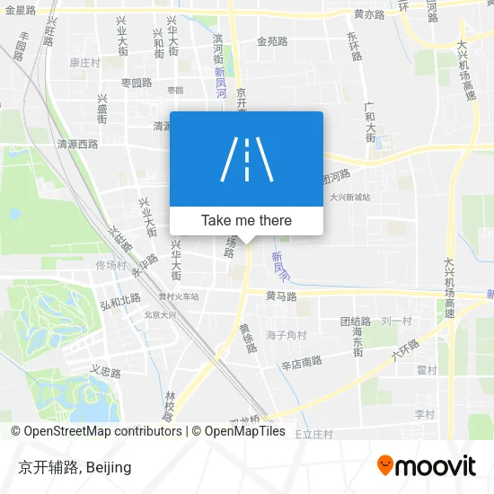 京开辅路 map