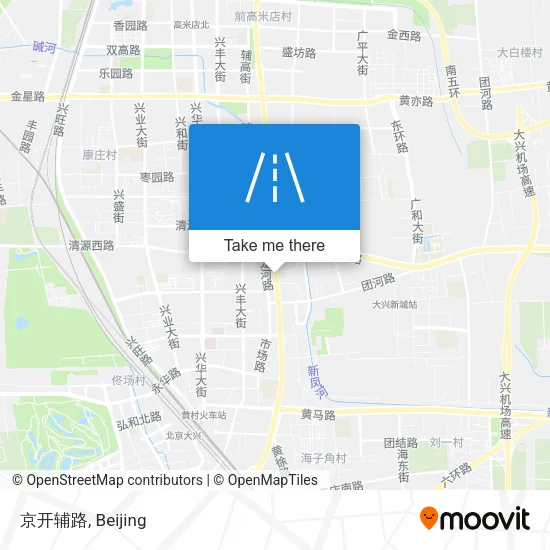 京开辅路 map