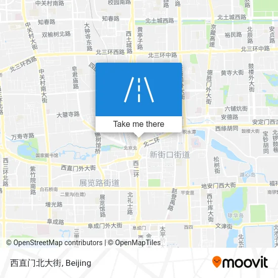 西直门北大街 map