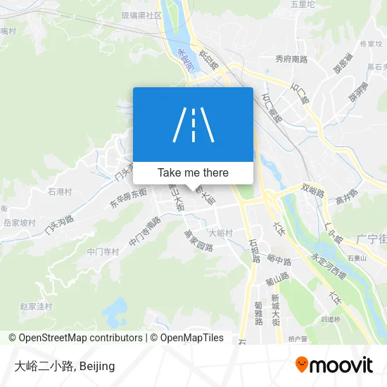 大峪二小路 map