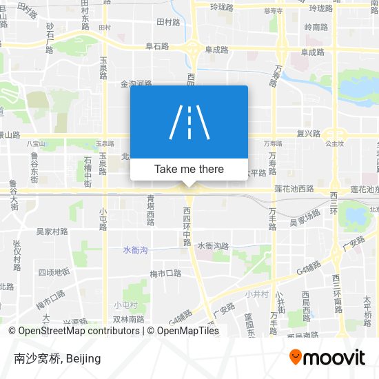 南沙窝桥 map