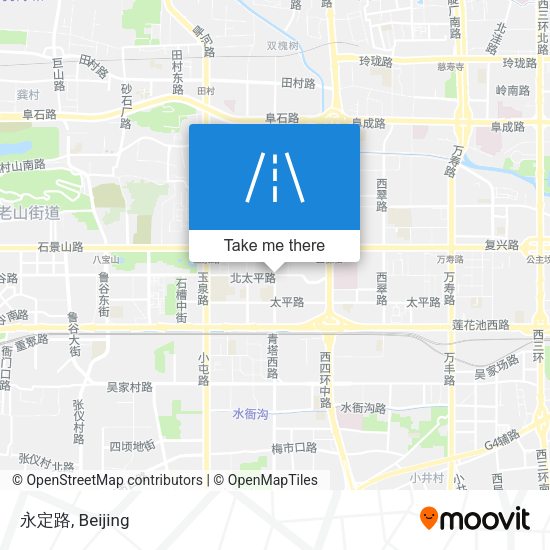 永定路 map