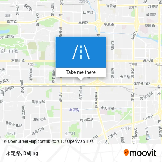 永定路 map