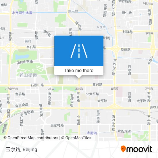 玉泉路 map