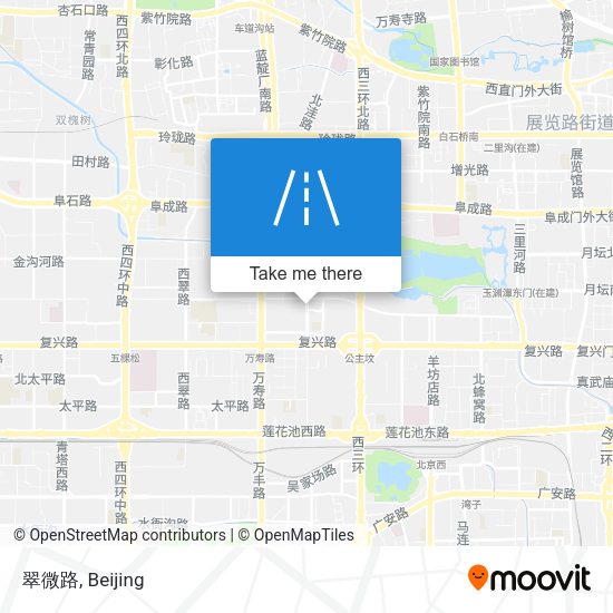翠微路 map