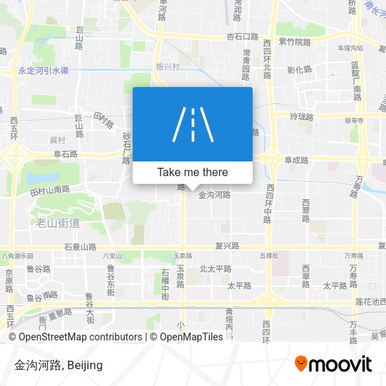 金沟河路 map