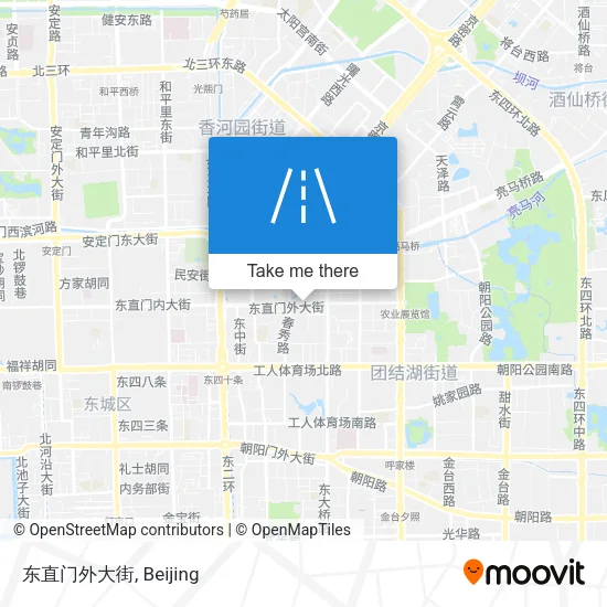 东直门外大街 map