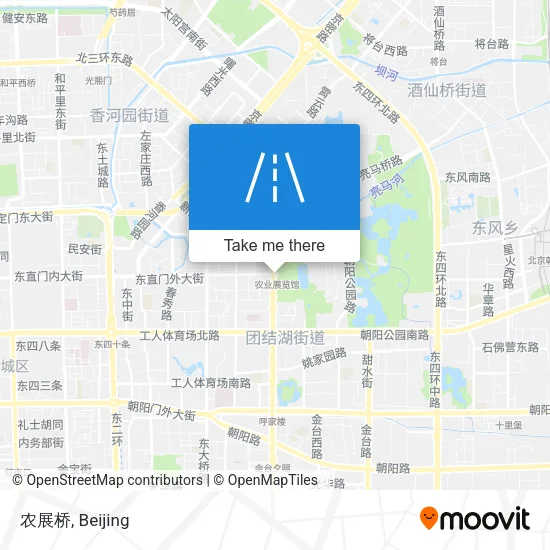 农展桥 map