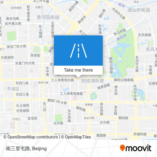 南三里屯路 map