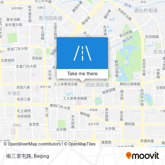 南三里屯路 map