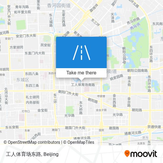 工人体育场东路 map