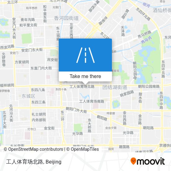 工人体育场北路 map