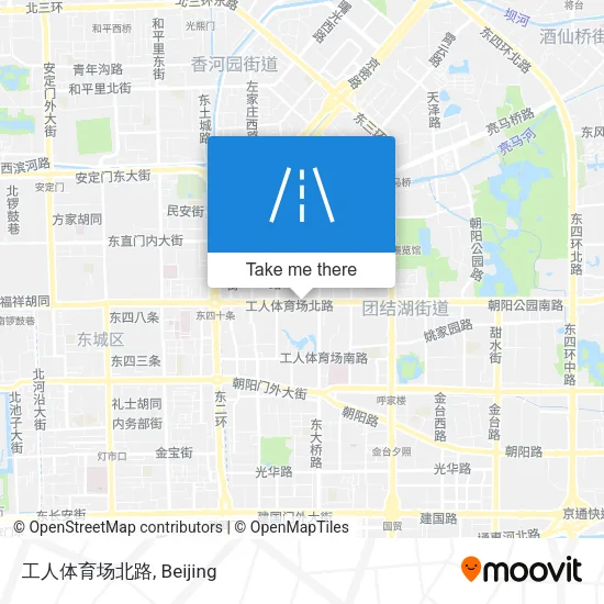 工人体育场北路 map