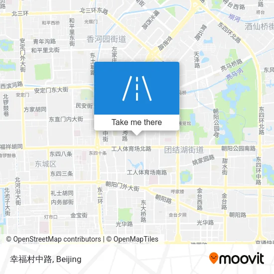 幸福村中路 map