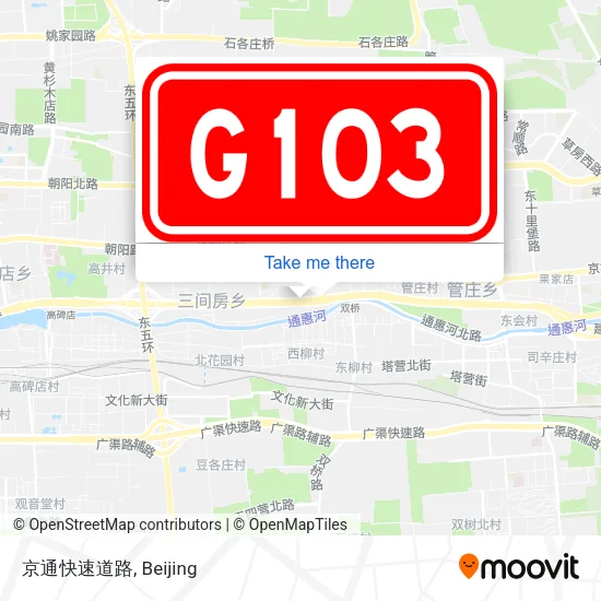 京通快速道路 map