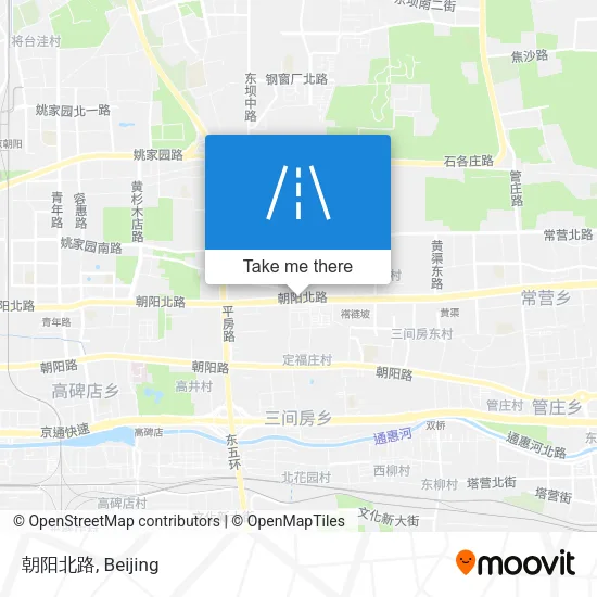 朝阳北路 map