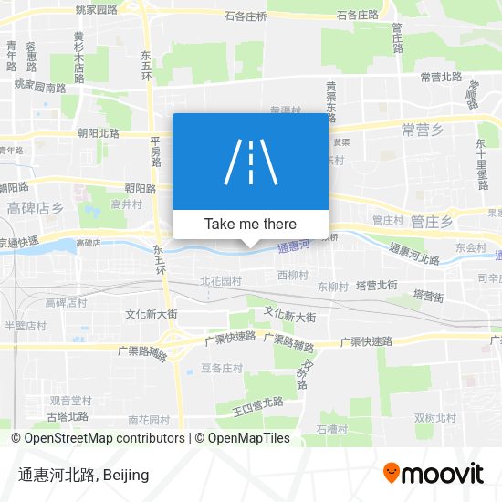 通惠河北路 map