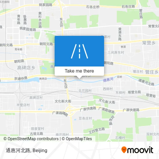 通惠河北路 map
