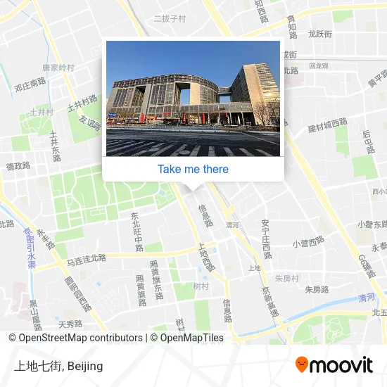 上地七街 map